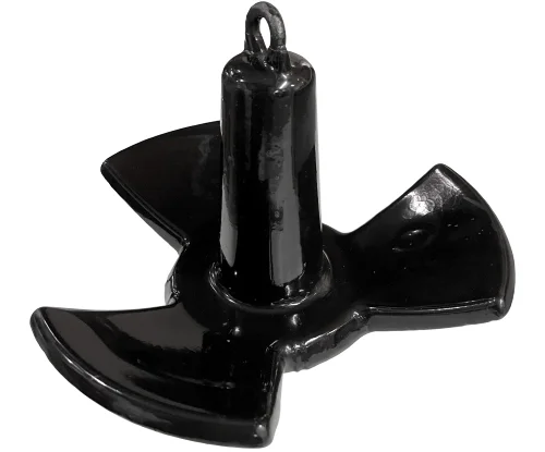 River anchor Steel anchor with PVC coating