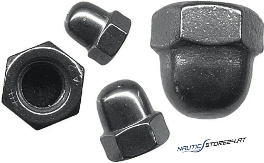 Stainless steel hat nut DIN 1587 | Thread Ø: M4