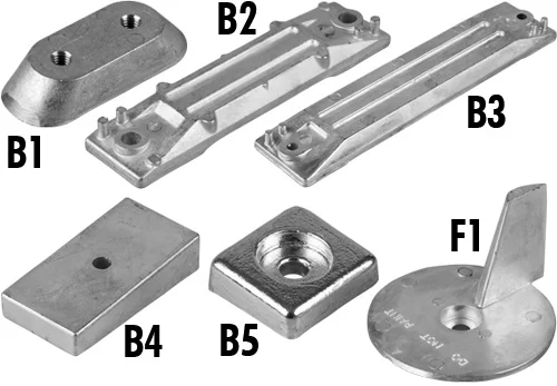 Tecnoseal Magnesium Anode for Honda 60x23mm
