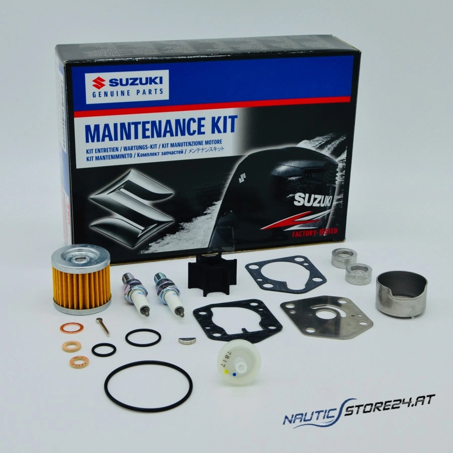Suzuki Outboard Maintenance Kit DF8A/9.9A 2010- up (16500-99J00)(17400-99841)