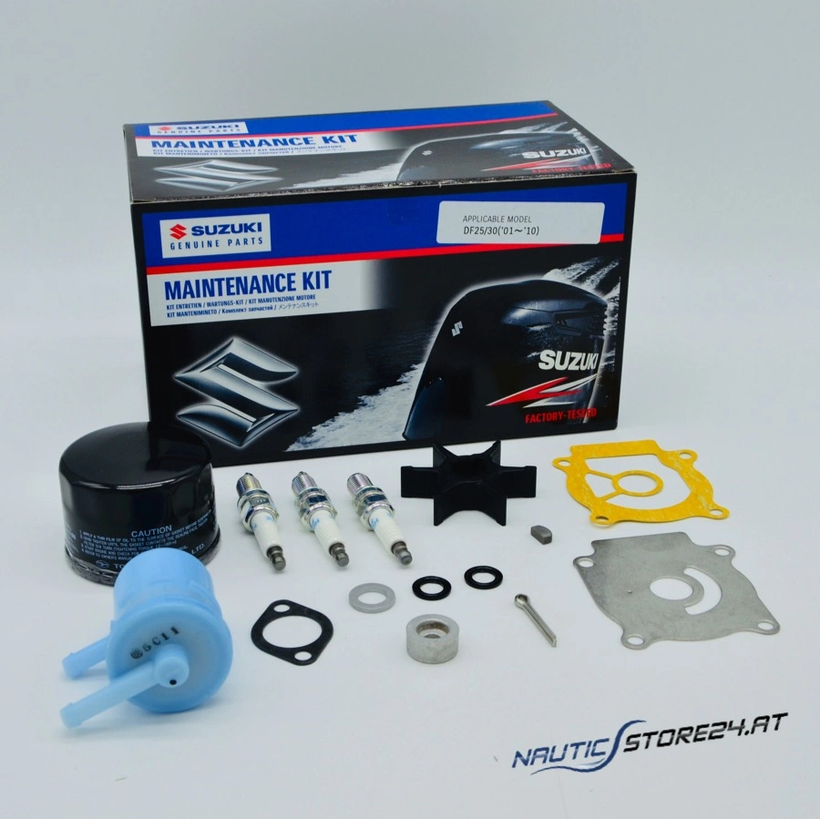 Suzuki Outboard Maintenance Kit DF25/30 2001-2010 (17400-89823)