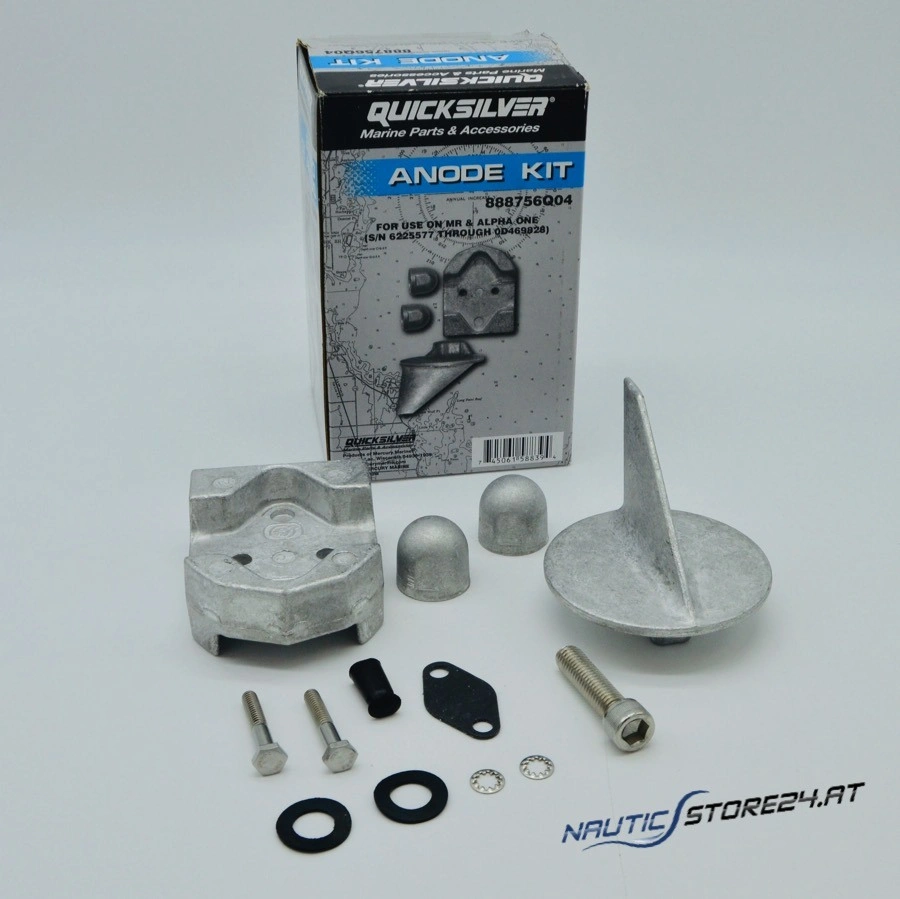 Mercury/Quicksilver Anode Set Aluminum for Alpha One Gen. I Actuator (97-888756Q04)