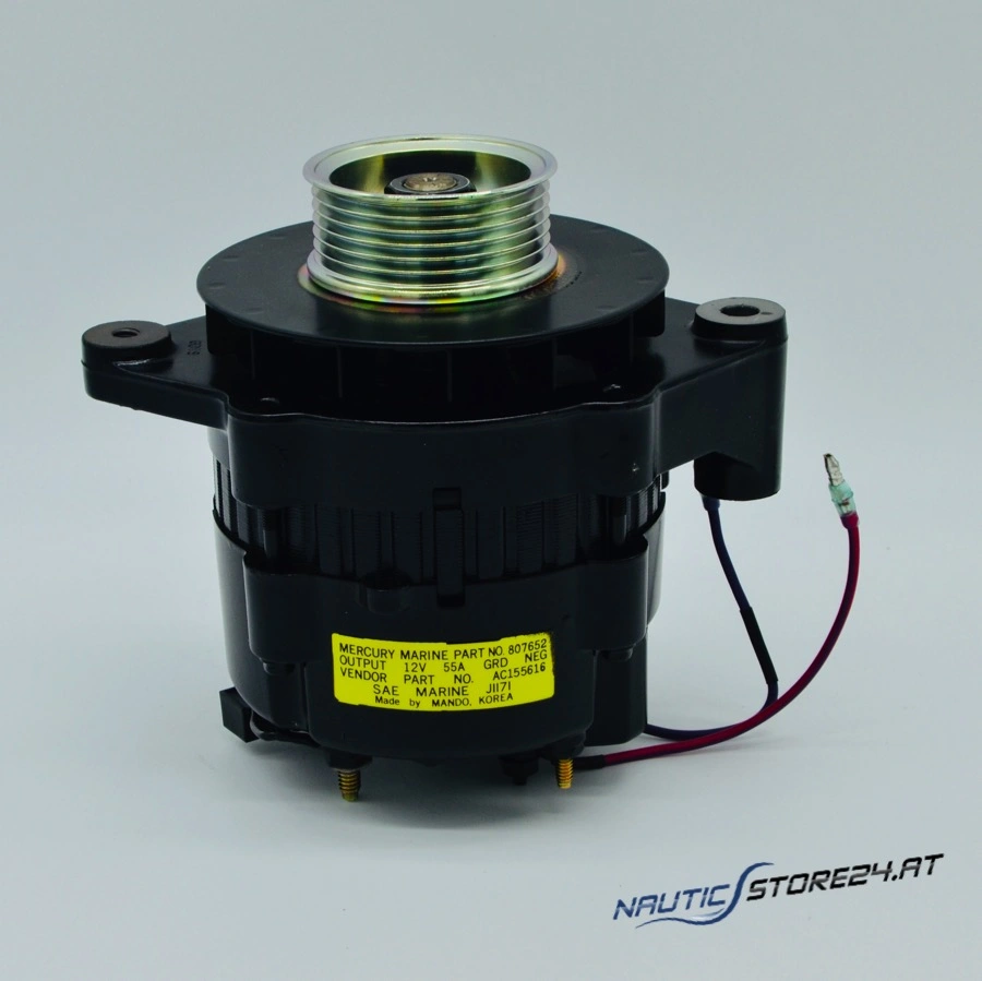 Mercury/Quicksilver Alternator for Mercruiser 4.3L/5.0L/5.7L 12V 55 Amp (807652T)