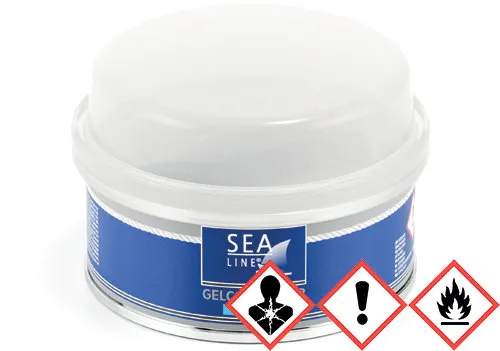 Sealine Gelcoat Spatula | Design: styrene-free, colour RAL9010 pure white, 250g