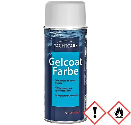 Yachtcare Gelcoat Color Spray Contents 400 ml Color: RAL 9010 Pure White