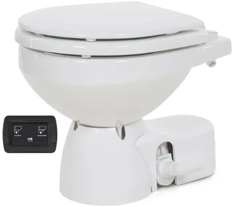 Jabsco Toilet Quit Flush Seawater Version: Compact