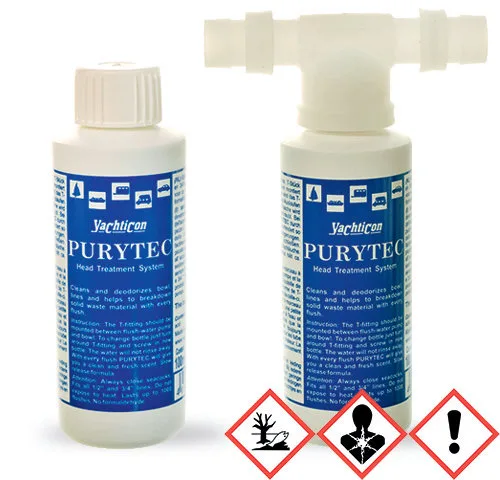 Yachticon Purytec Rinse Water Additive - 100ml | Version: Set complete