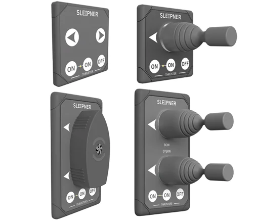 Sidepower control element for bow thruster | Finish: Touch panel in a modern design