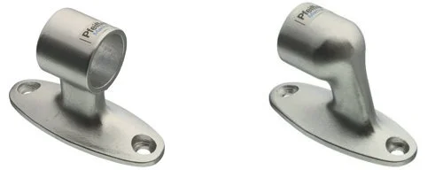 Handrelingsbeschlag Alu eloxiert silber für 20mm Rohr