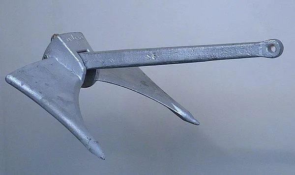 JAMBO Anchor Cast Steel Galvanized Various Sizes | Size: 8kg (ST8)