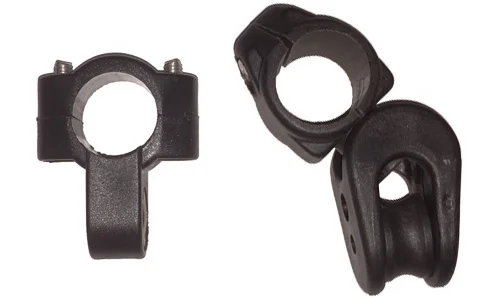 Deflection block for railing support