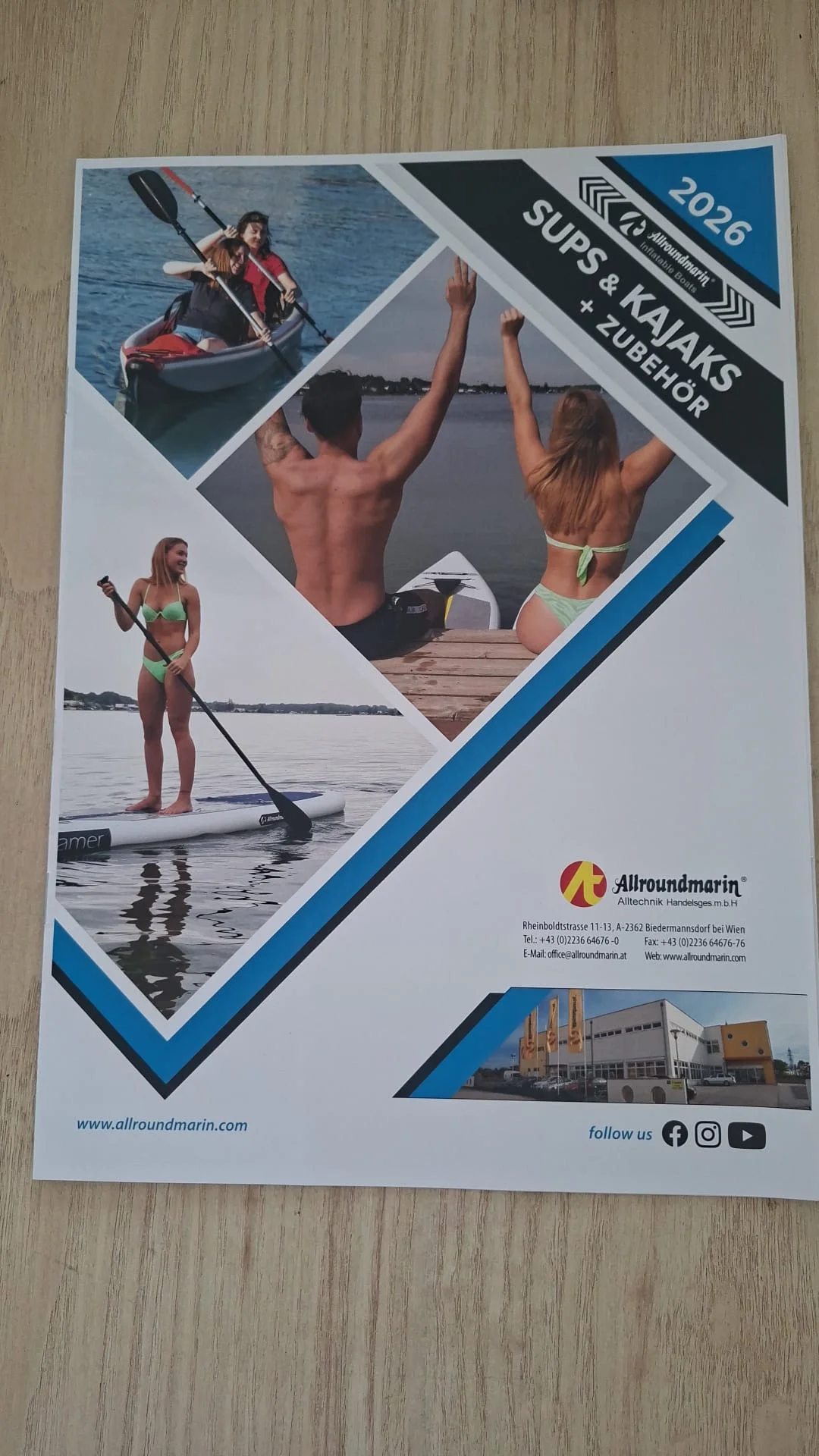 CATALOG SUP's & KAYAKS ALLROUNDMARINE EDITION 2026